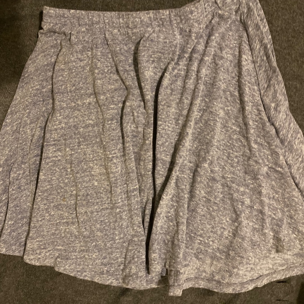 Grey Skater Skirt